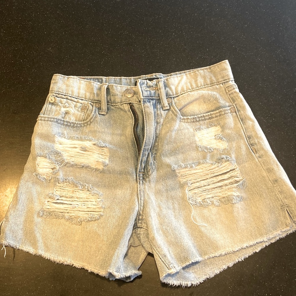 Womens Aero size 0 jean mom shorts